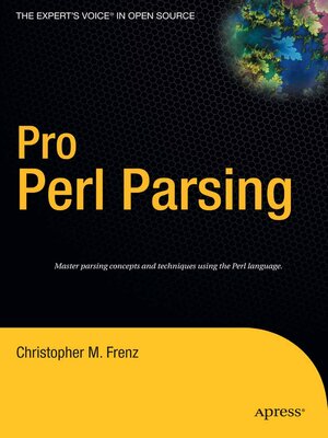 cover image of Pro Perl Parsing